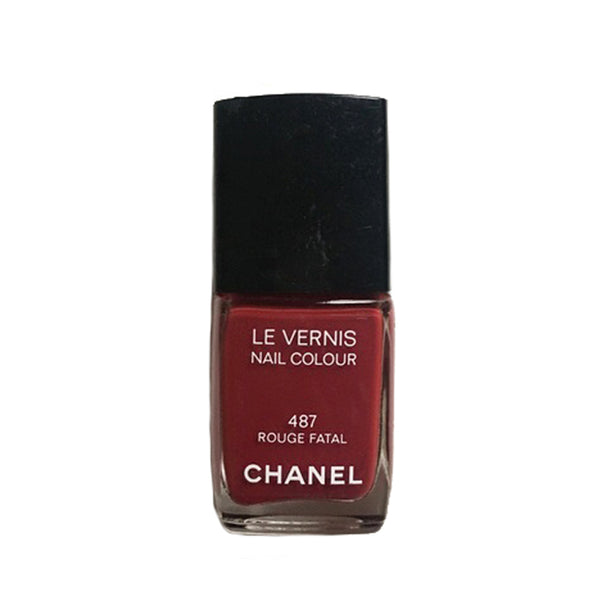 Chanel Nail Polish .4 oz - Rouge Fatal #487